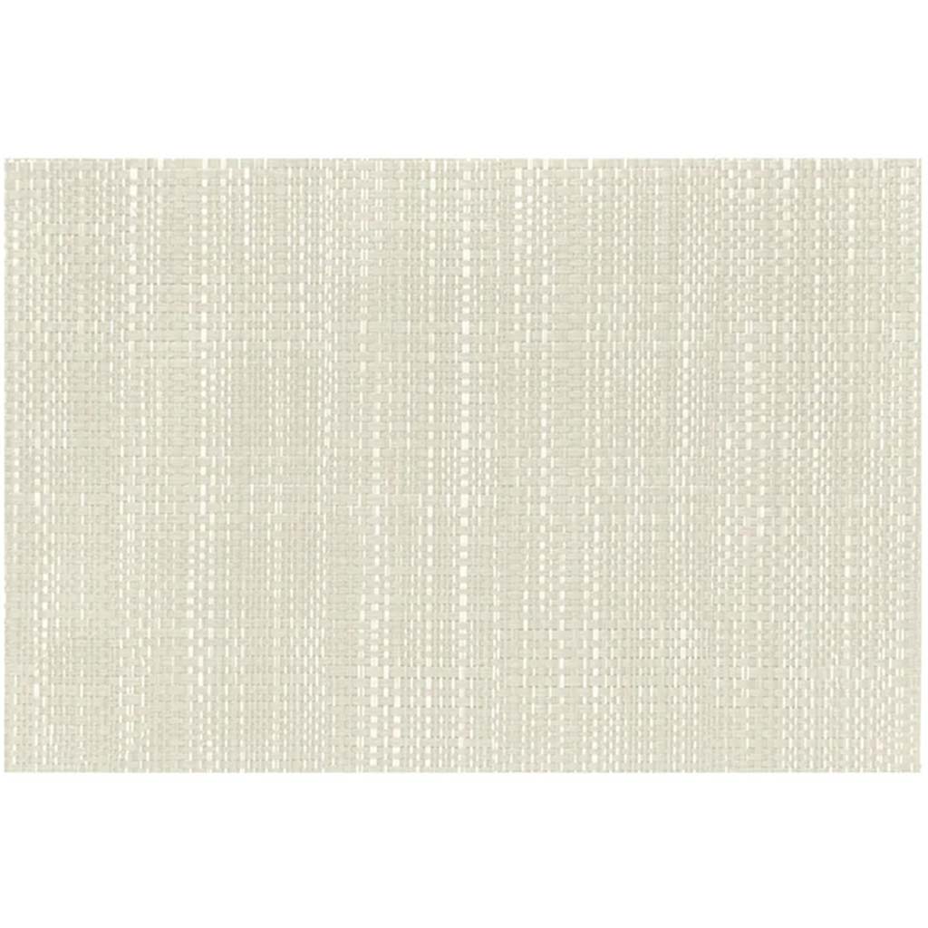 Trace Basketweave Placemat White, 13in x 19in