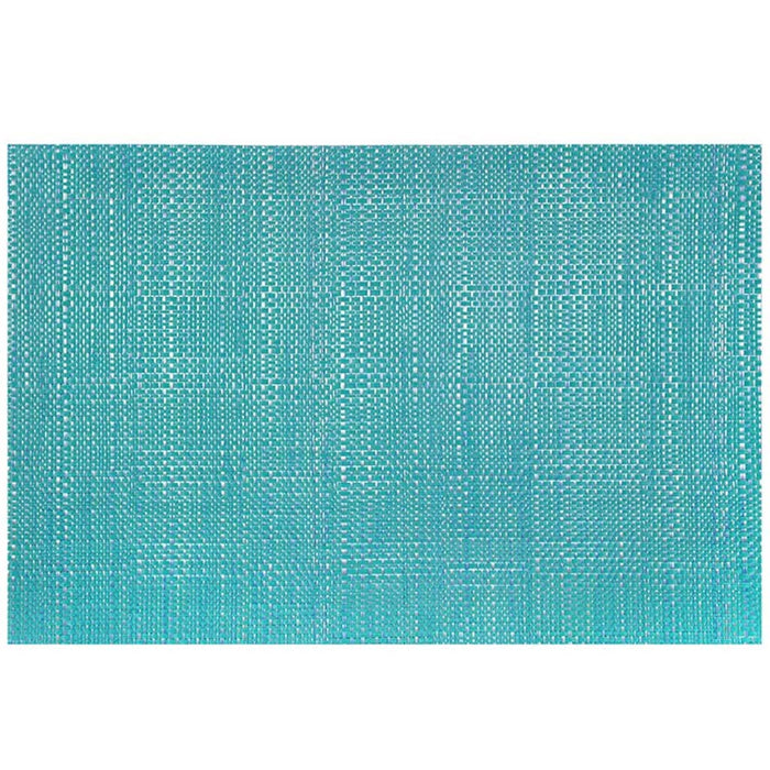Trace Basketweave Table Runner Aqua, 13in x 72in