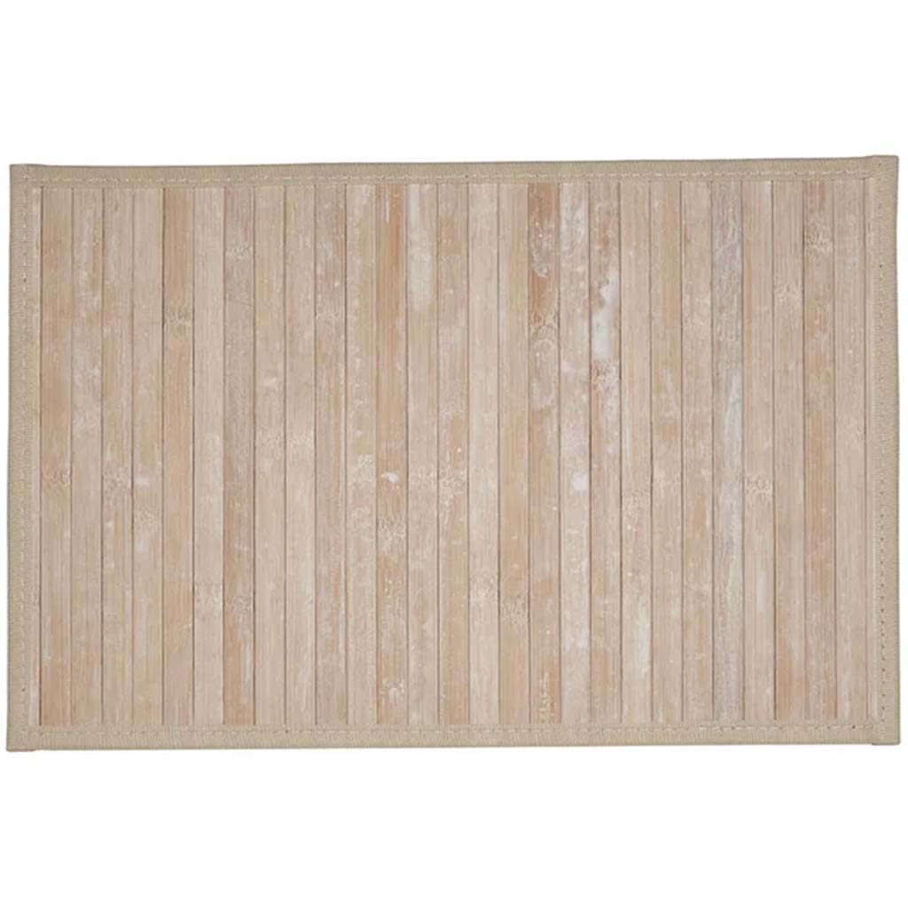 Weathered Bamboo Placemat Natural, 12in x 18in