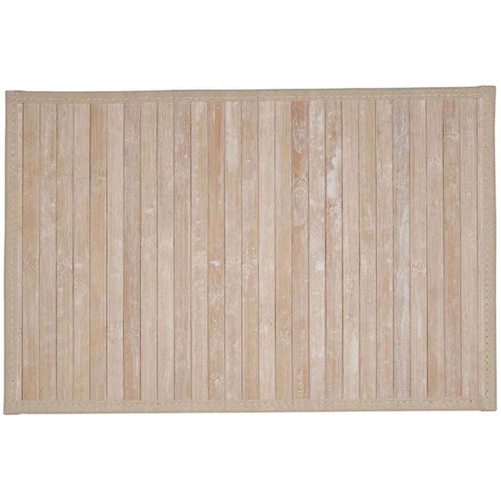 Weathered Bamboo Placemat Natural, 12in x 18in