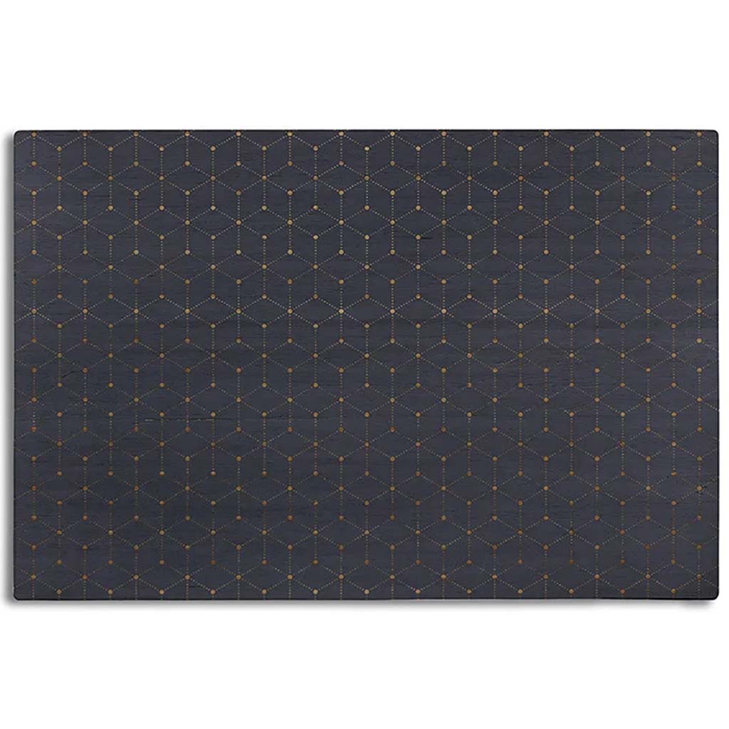 Connect Bamboo Placemat Black, 12in x 18in