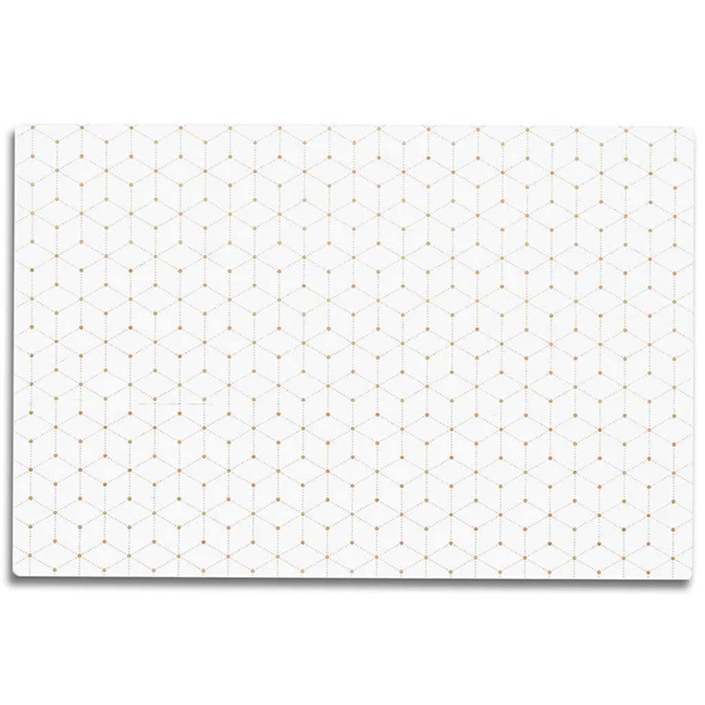 Connect Bamboo Placemat White, 12in x 18in