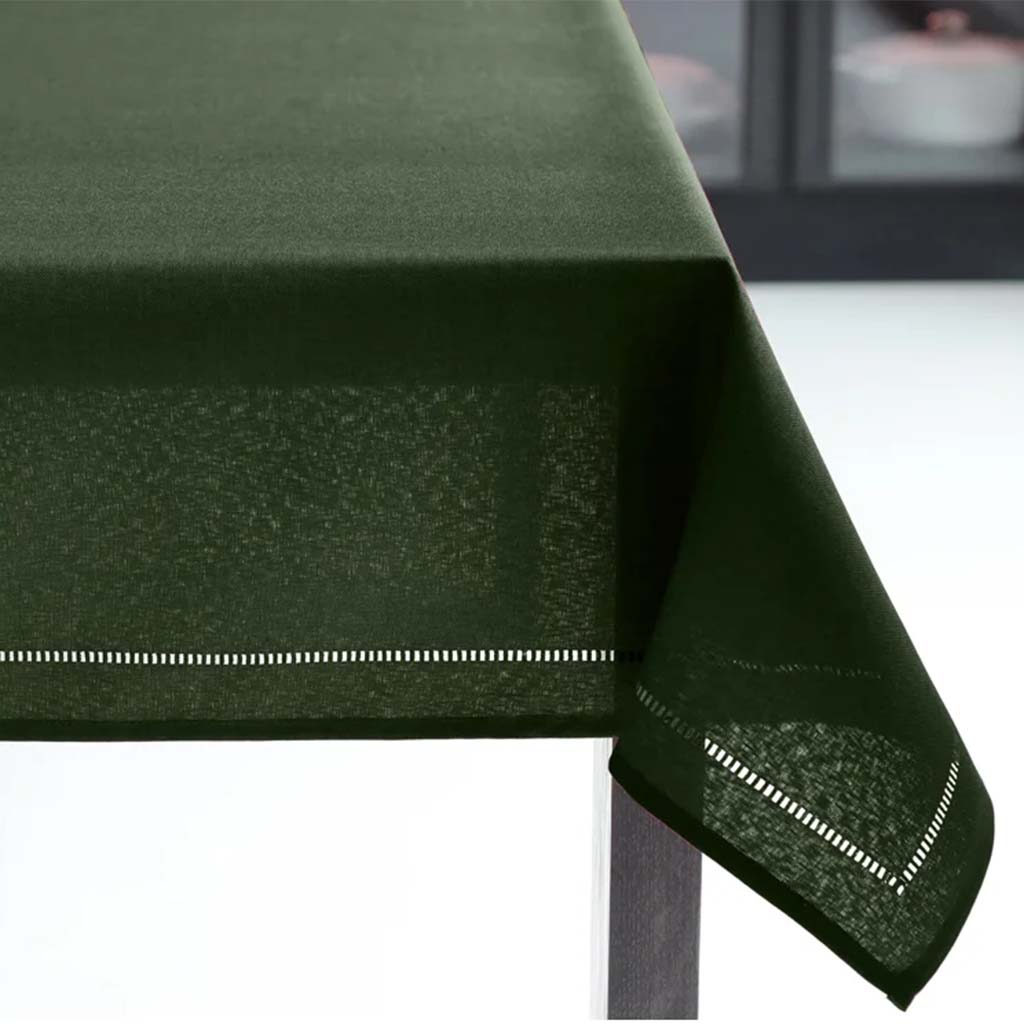 Hemstitch Table Cloth Forest, 52in x 70in