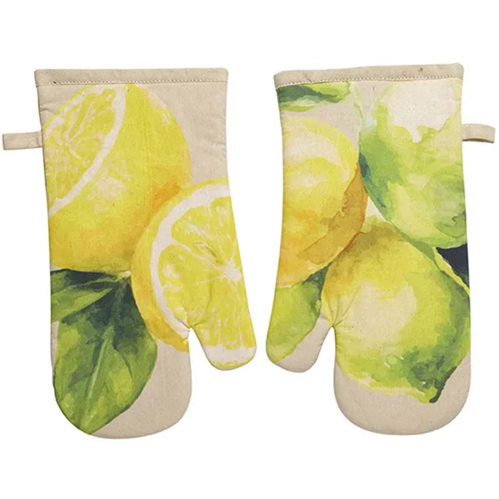 Lemon Oven Mitt Set of 2 Lemon, 7in x 12in