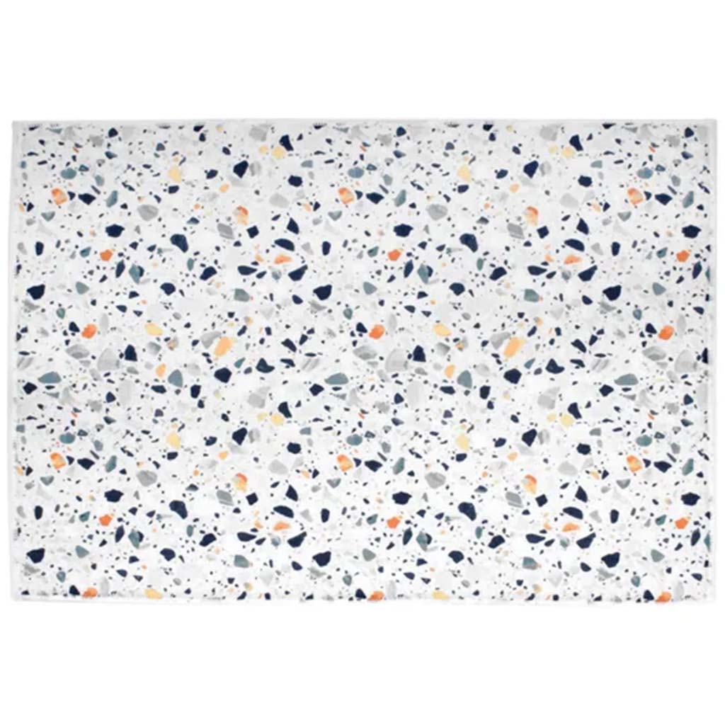 Terrazzo Printed Drying Mat Multi, 15in x 20in