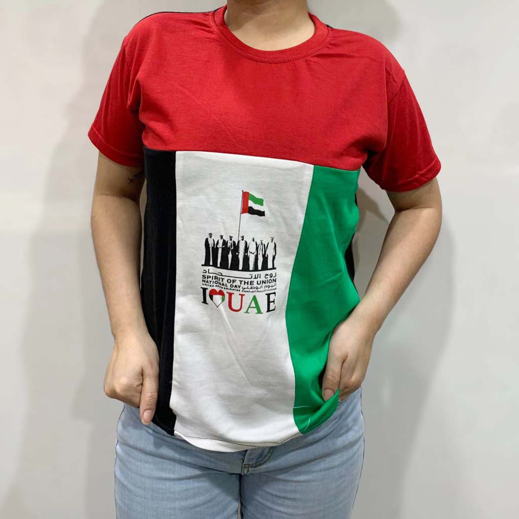 Uae T-Shirt Spirit Of Union Size 8 Black