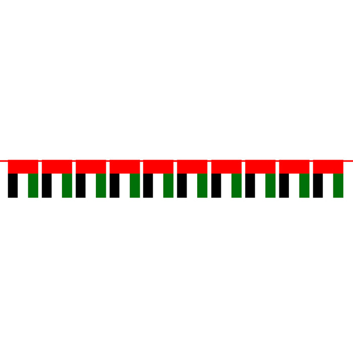 Uae Bunting Flag 20X30