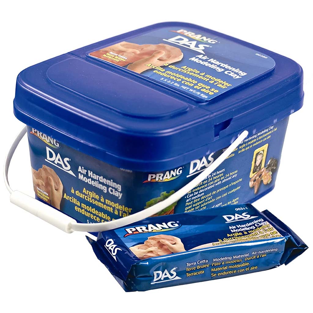 DAS Modeling Clay - Air Hardening, 5ea/2.2lb, Terra Cotta