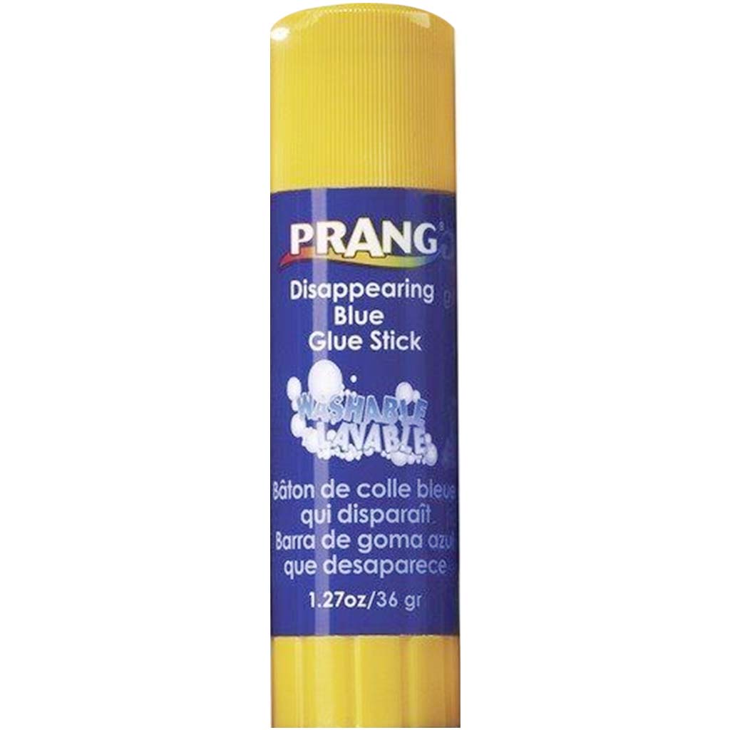 Prang Disappearing Blue Washable Glue Stick,1.27oz - 1Ea - Blue