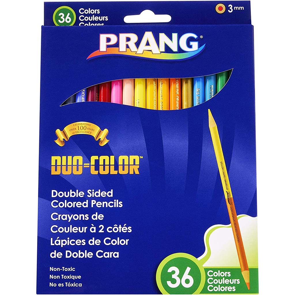 Prang Colored Pencil Duo 36 Colors 18ct Set