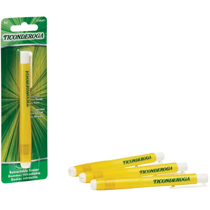 Ticonderoga Retractable Vinyl Eraser White