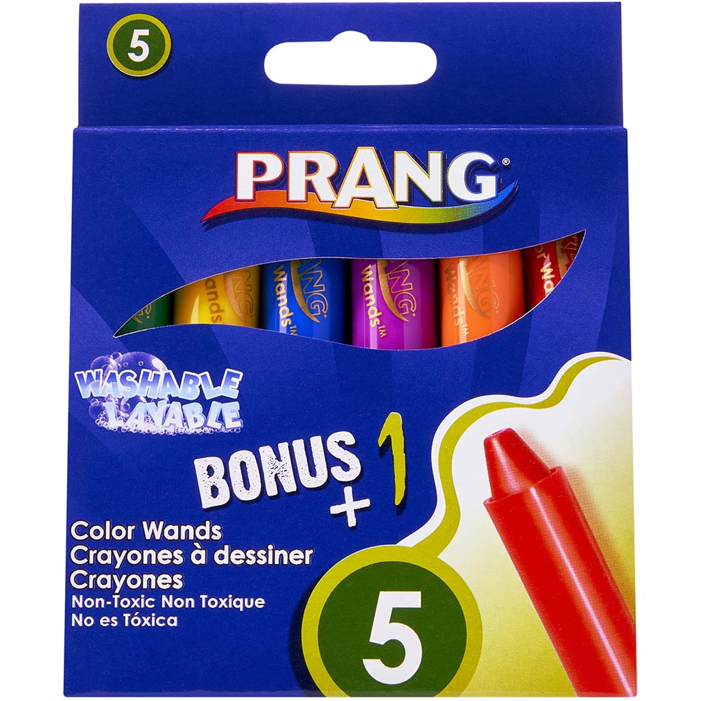 Prang Color Wands Crayons 6 Colors