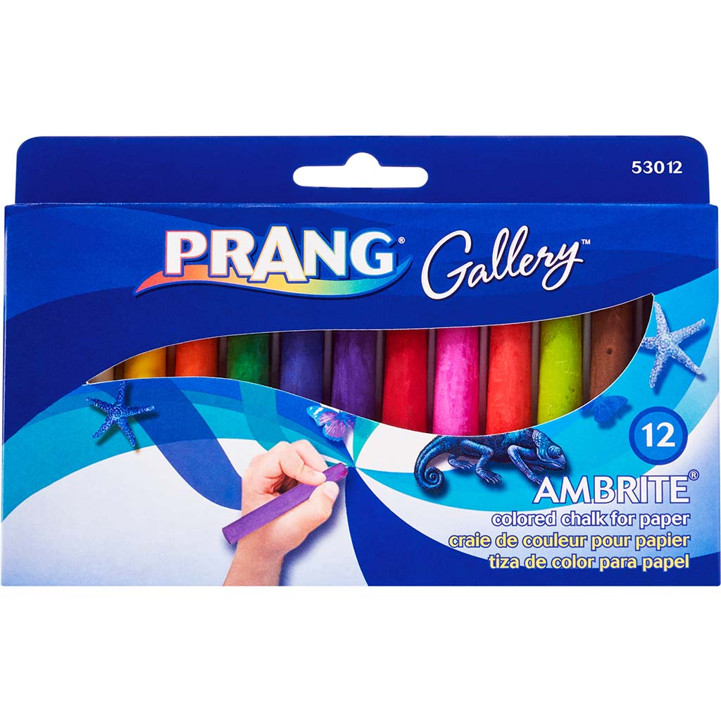 Prang Ambrite Chalk 12 Colors