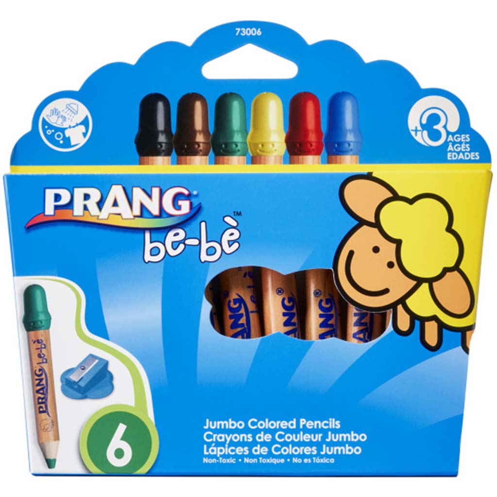 Prang Bebe Colored Pencil 6 Colors