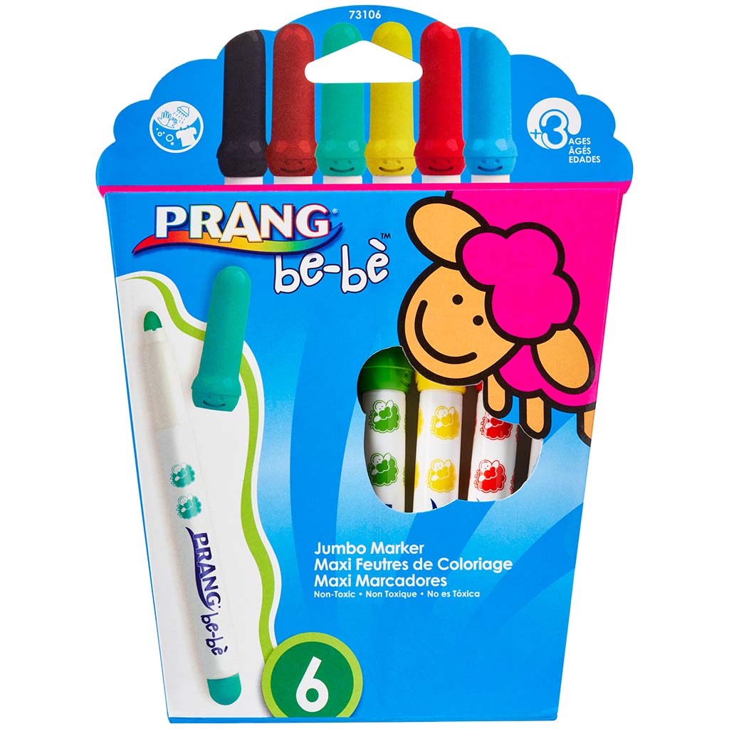 Prang Bebe Markers 6 Colors