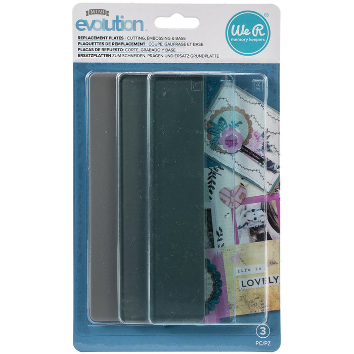 We R Memory Keepers Mini Evolution Replacement Plates 3 Pack