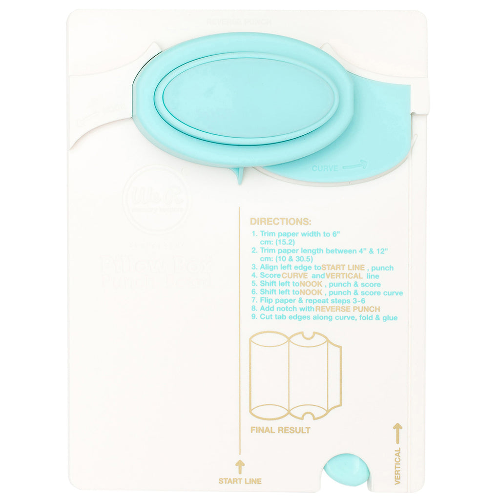 We R Pillow Box Punch Board