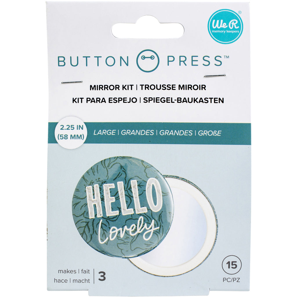 We R Button Press /Mirror Kit 3pk