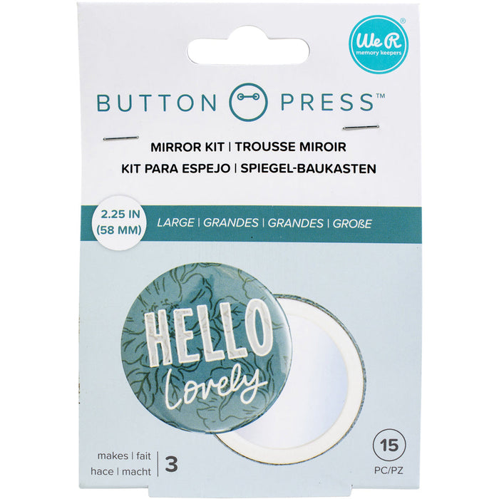 We R Memory Keepers Button Press Large Mirror Kit