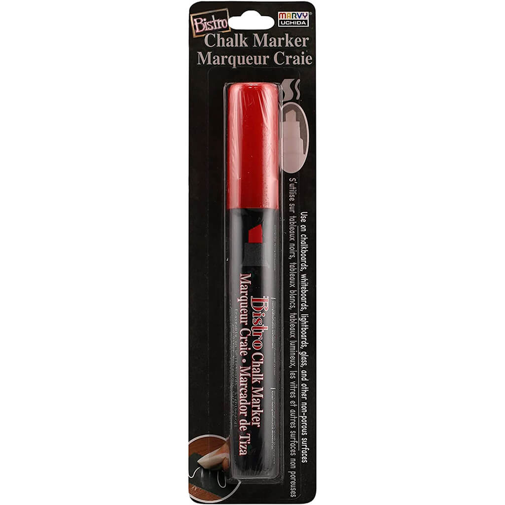 Bistro Chalk Marker Chisel Tip Red