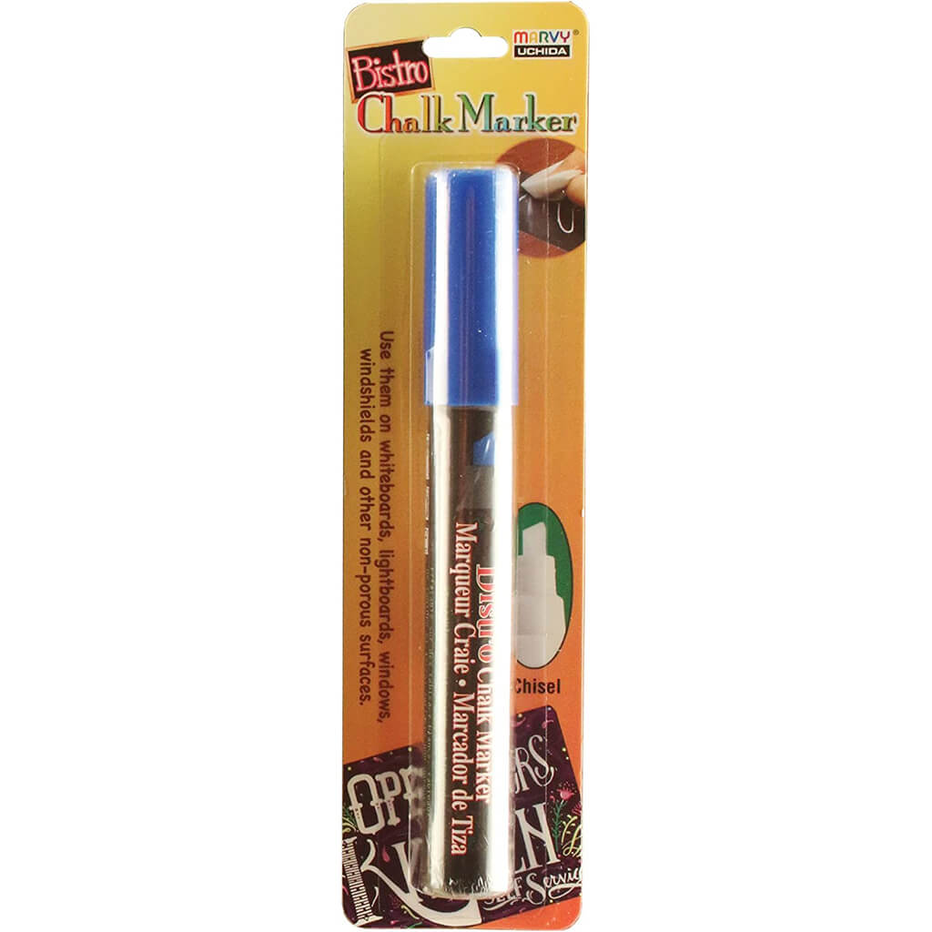 Bistro Chalk Marker Chisel Tip Blue