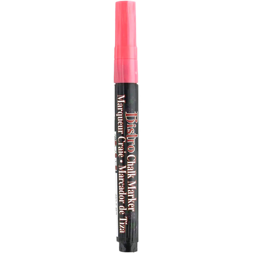 Bistro Chalk Marker Extra Fine Fluorescent Red