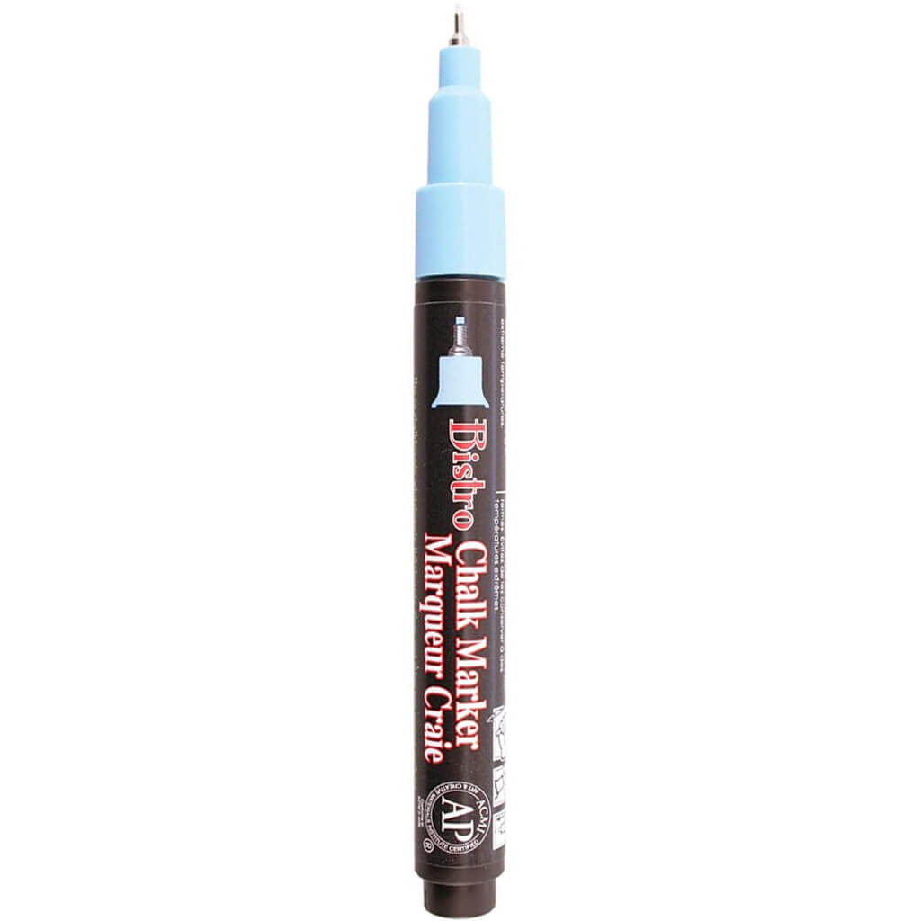 Bistro Chalk Marker Extra Fine Fluorescent Blue