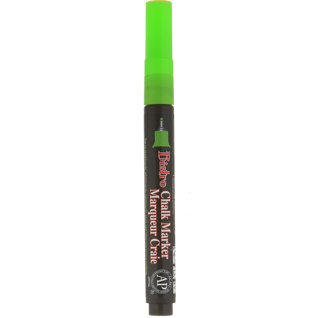 Bistro Chalk Marker Extra Fine Fluorescent Green