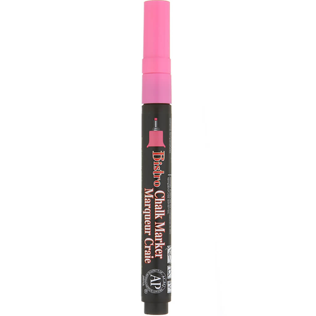 Bistro Chalk Marker Extra Fine Fluorescent Pink