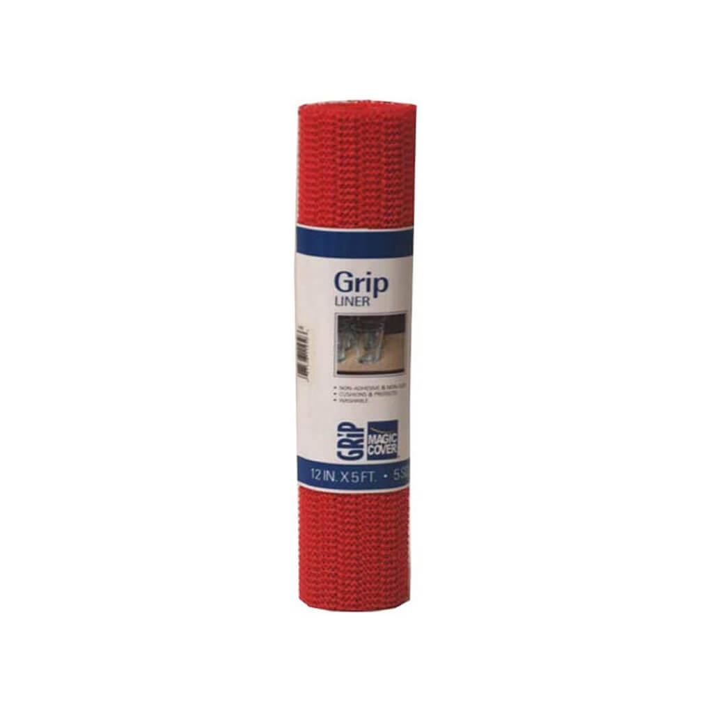 Magic Cover Red Grip Liner, 12in x 5ft