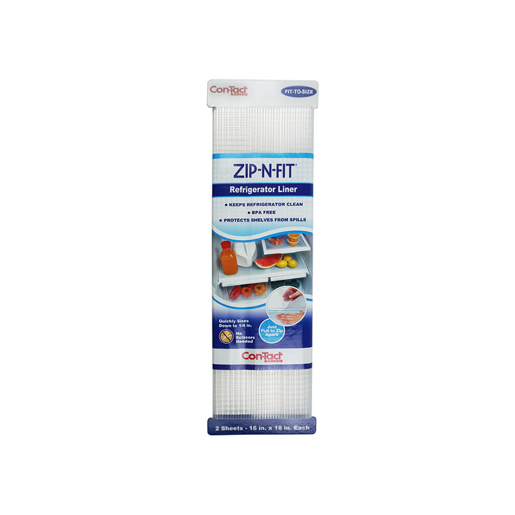 ZIP-N-FIT Fridge Liner 2pk, 16in x 18in