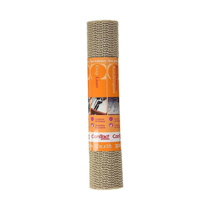 Con-Tact Taupe Grip Liner, 12in x 5ft