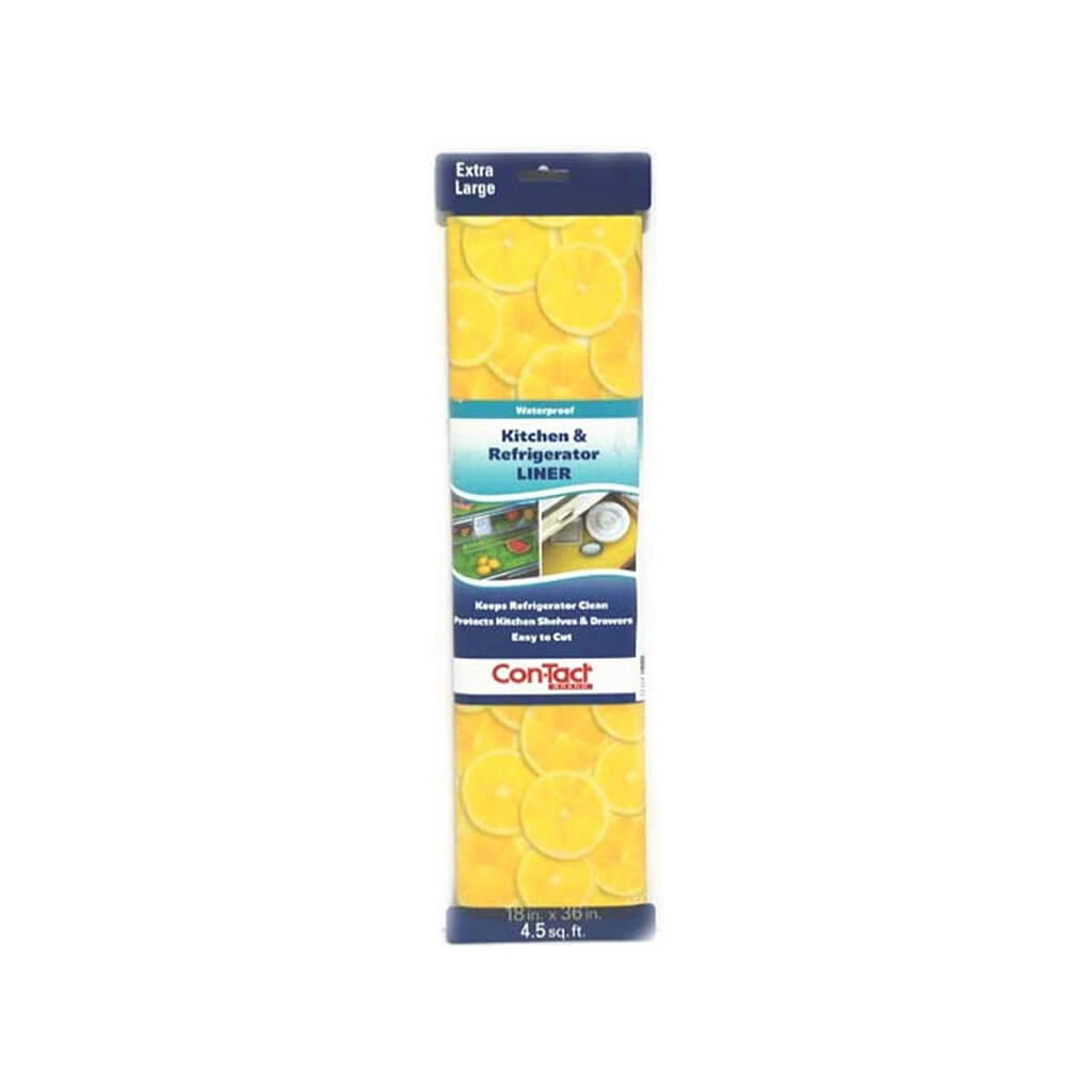 Fridge Protector Liner Lemon, 18in x 36in