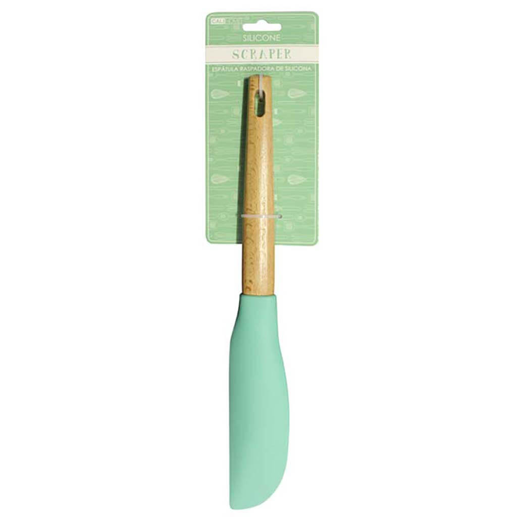 Silicone Scraper Aqua, 13in
