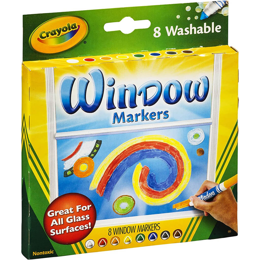 Washable Window Markers, 8ct