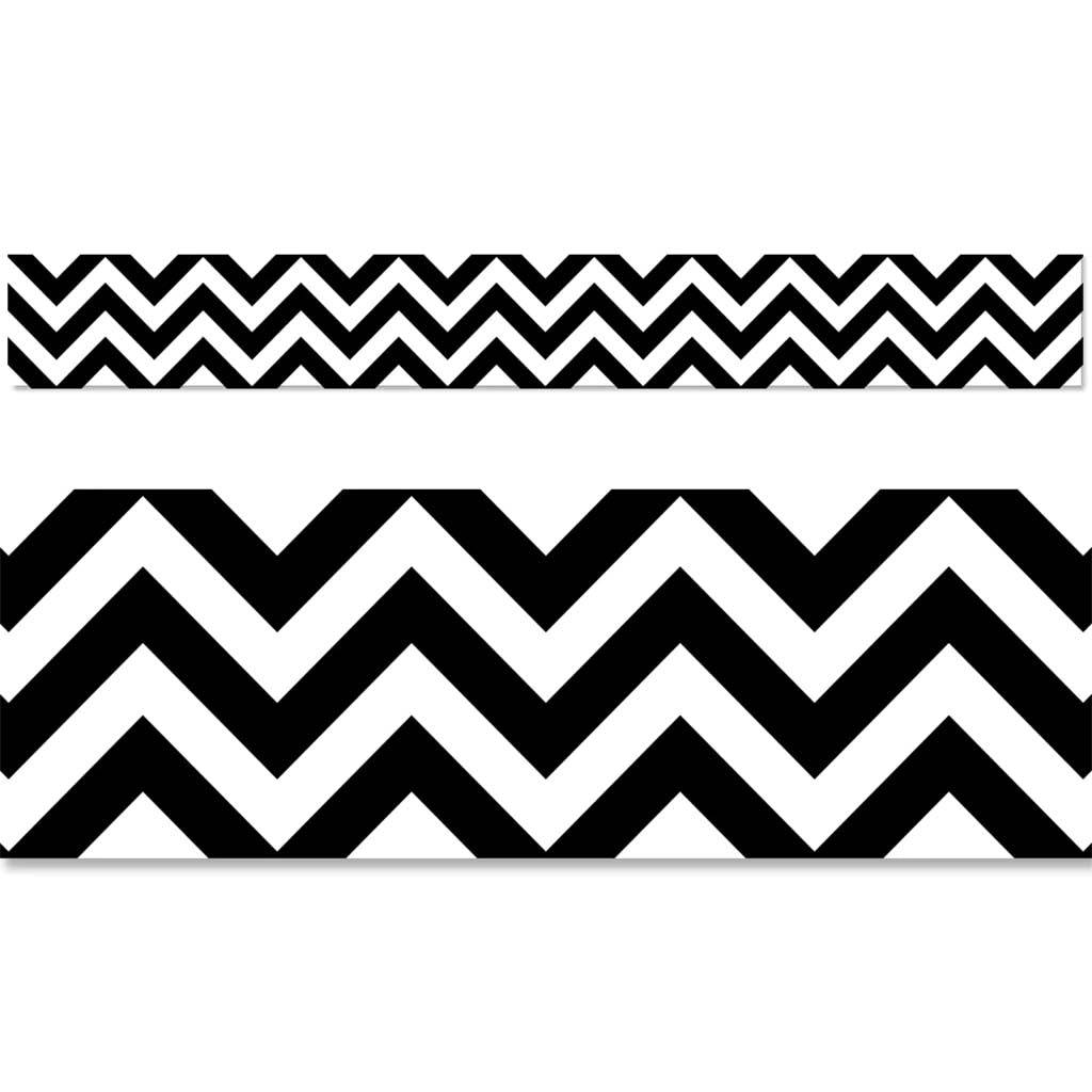 Black Chevron EZ Border