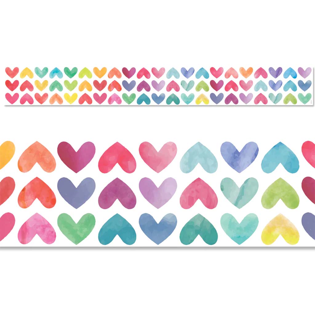 Colorful Hearts EZ Border