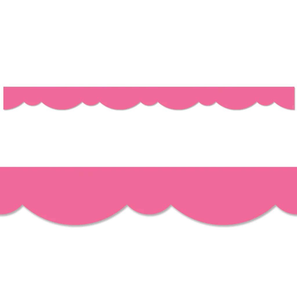 Pink Stylish Scallops Border EZ Border