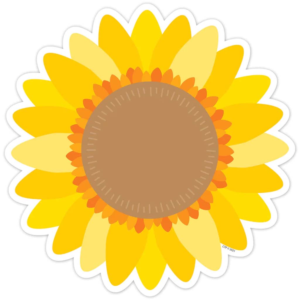 Sunflower Designer Cut-Outs, 6in
