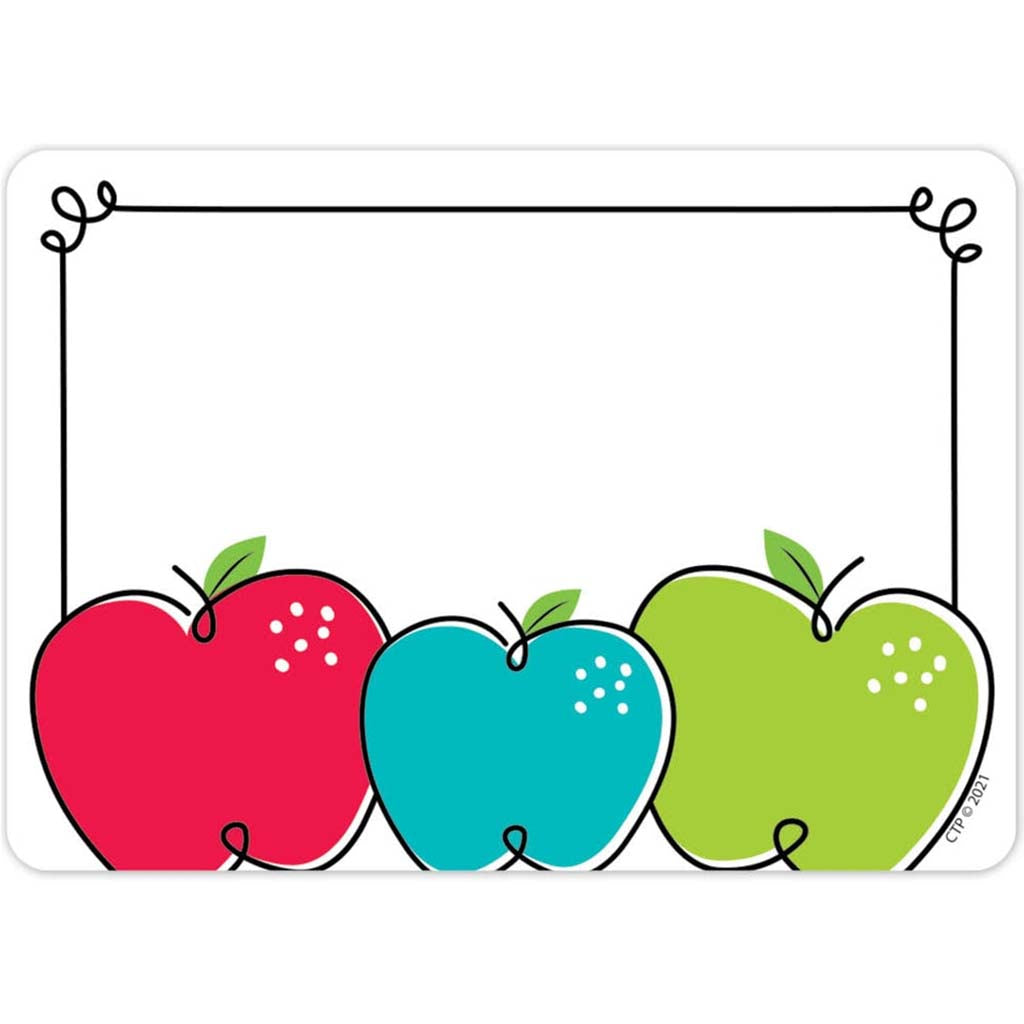 Doodle Apples Labels