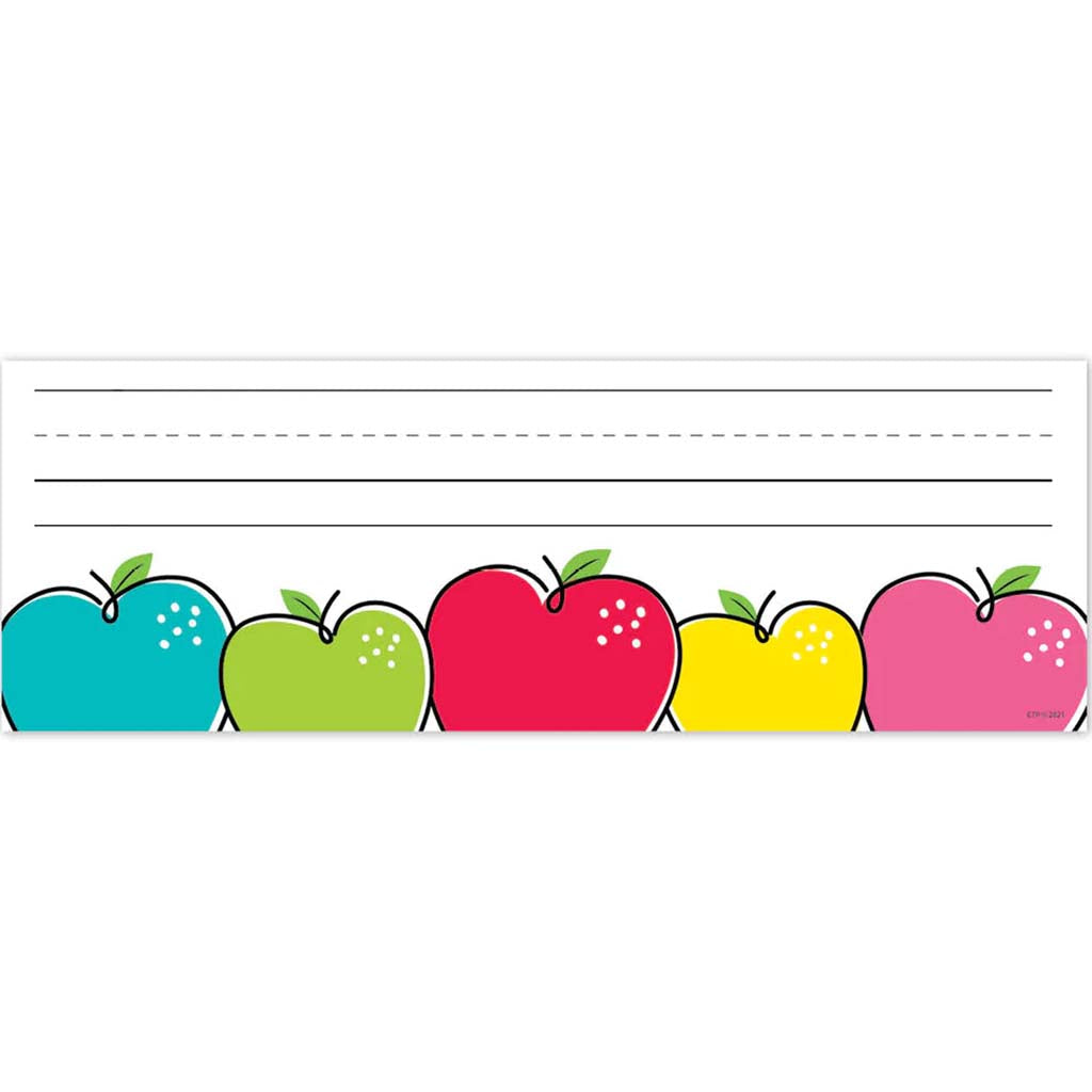 Doodle Apples Name Plates