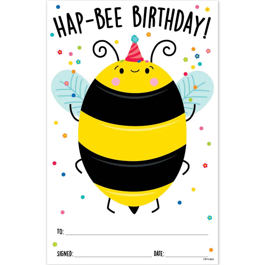 Hap-Bee Birthday Busy Bees Awards