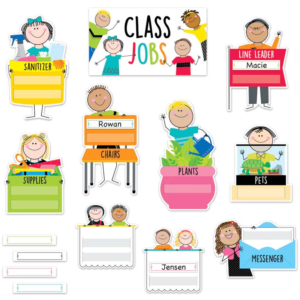 Class Jobs Mini Bulletin Board Set