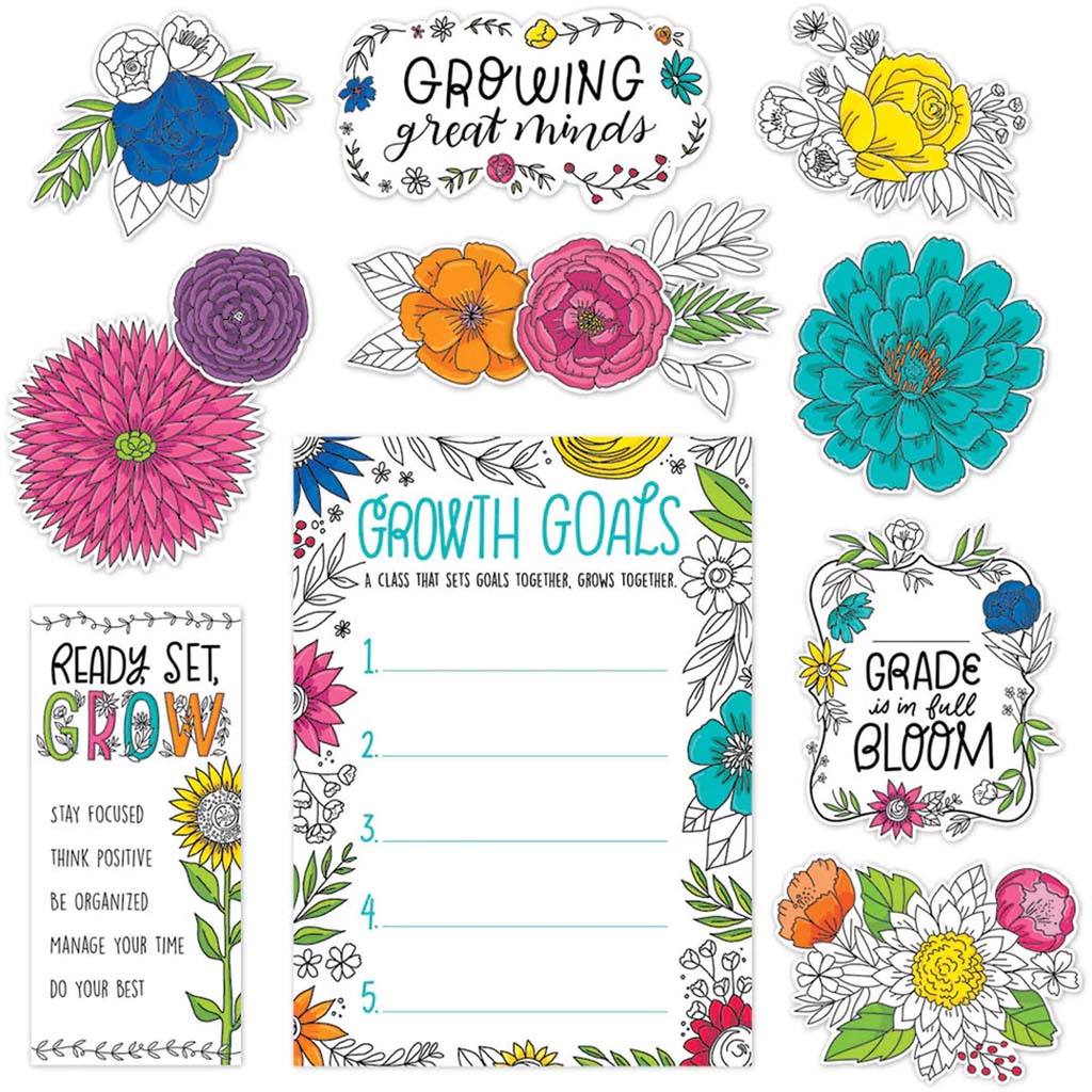 Blooming Minds Bulletin Board Set
