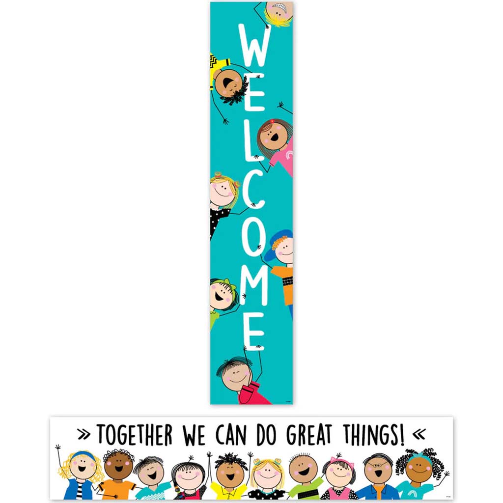 Stick Kids Welcome Banner