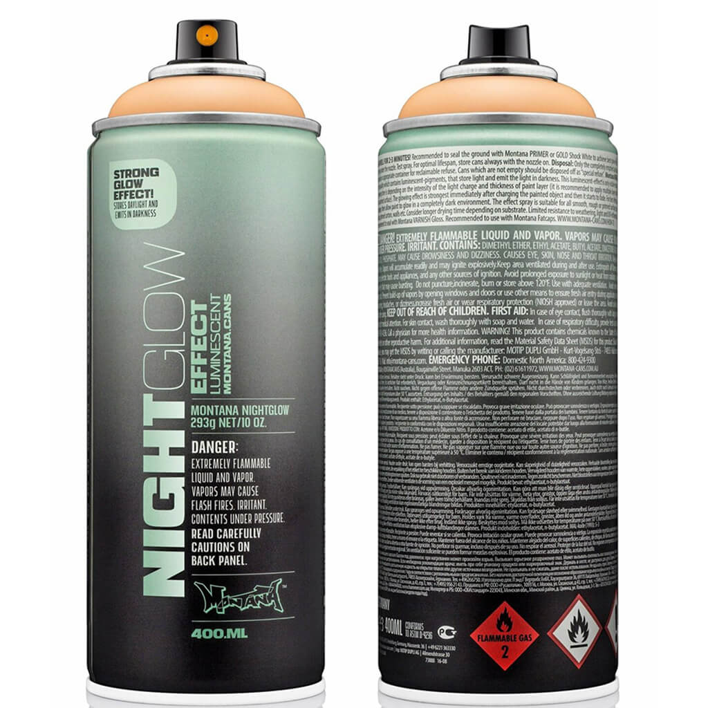 Montana Nightglow Luminescent Orange 400ml