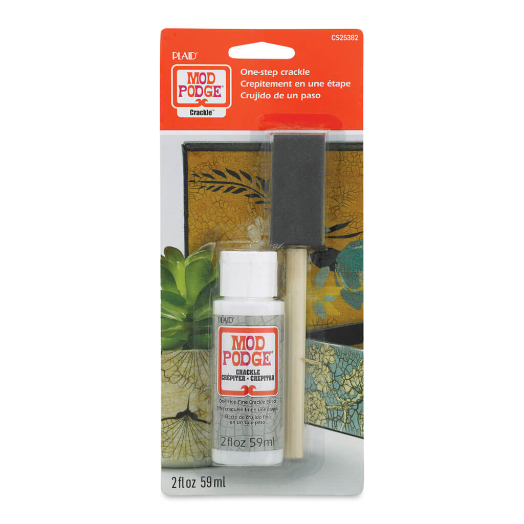 Mod Podge One-Step Crackle Effect 2oz with Brush