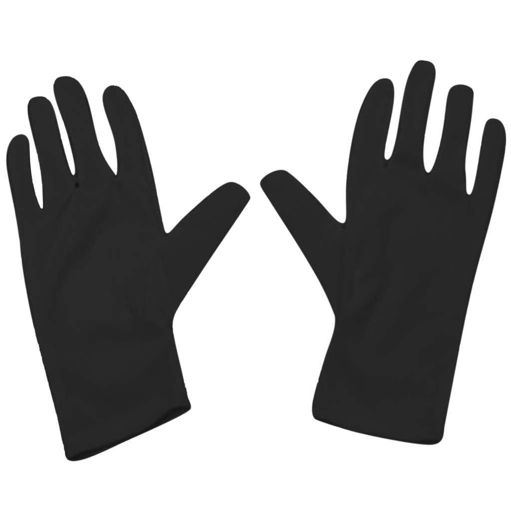 Adult Black Costume Gloves, 10in