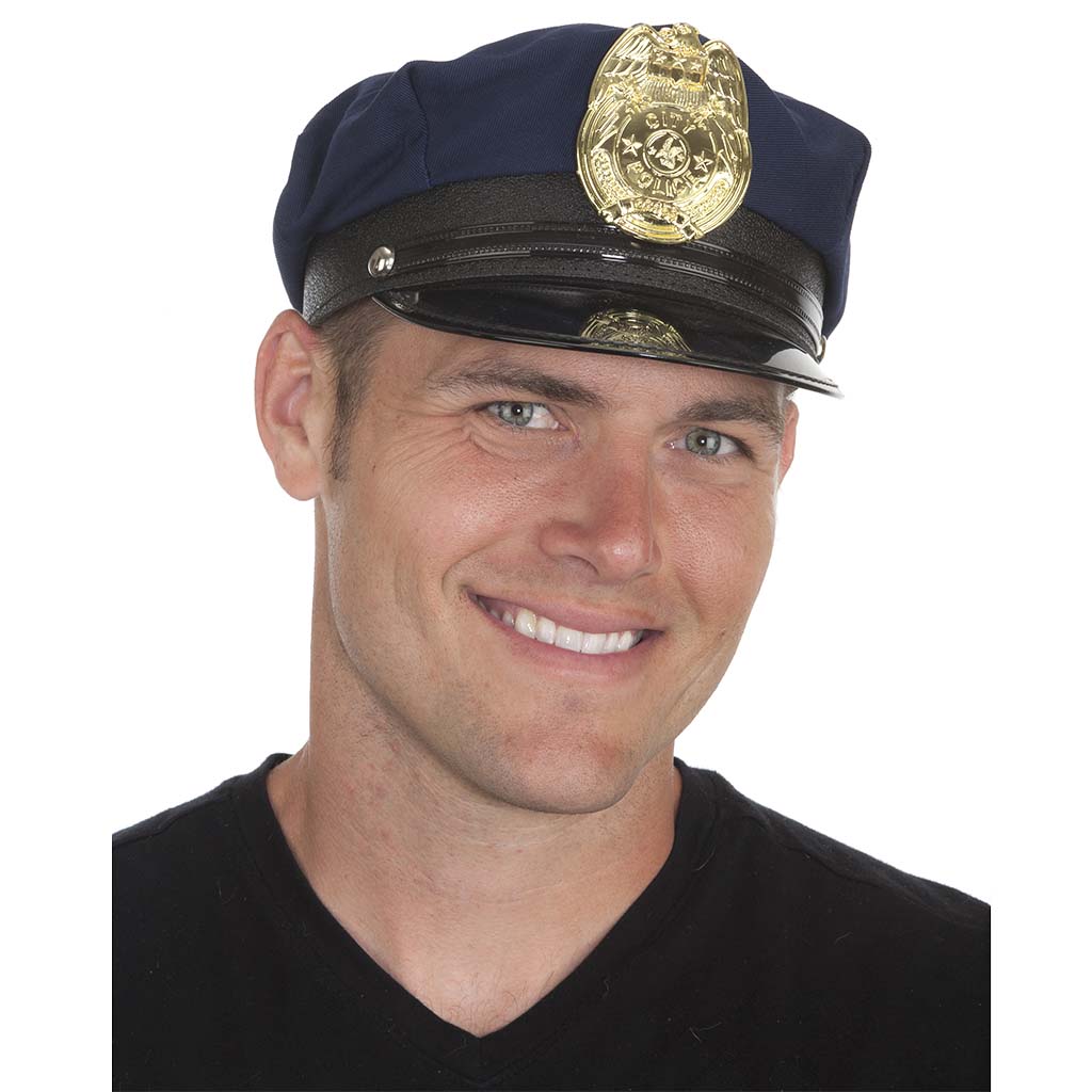 Cotton Police Cap with Badge