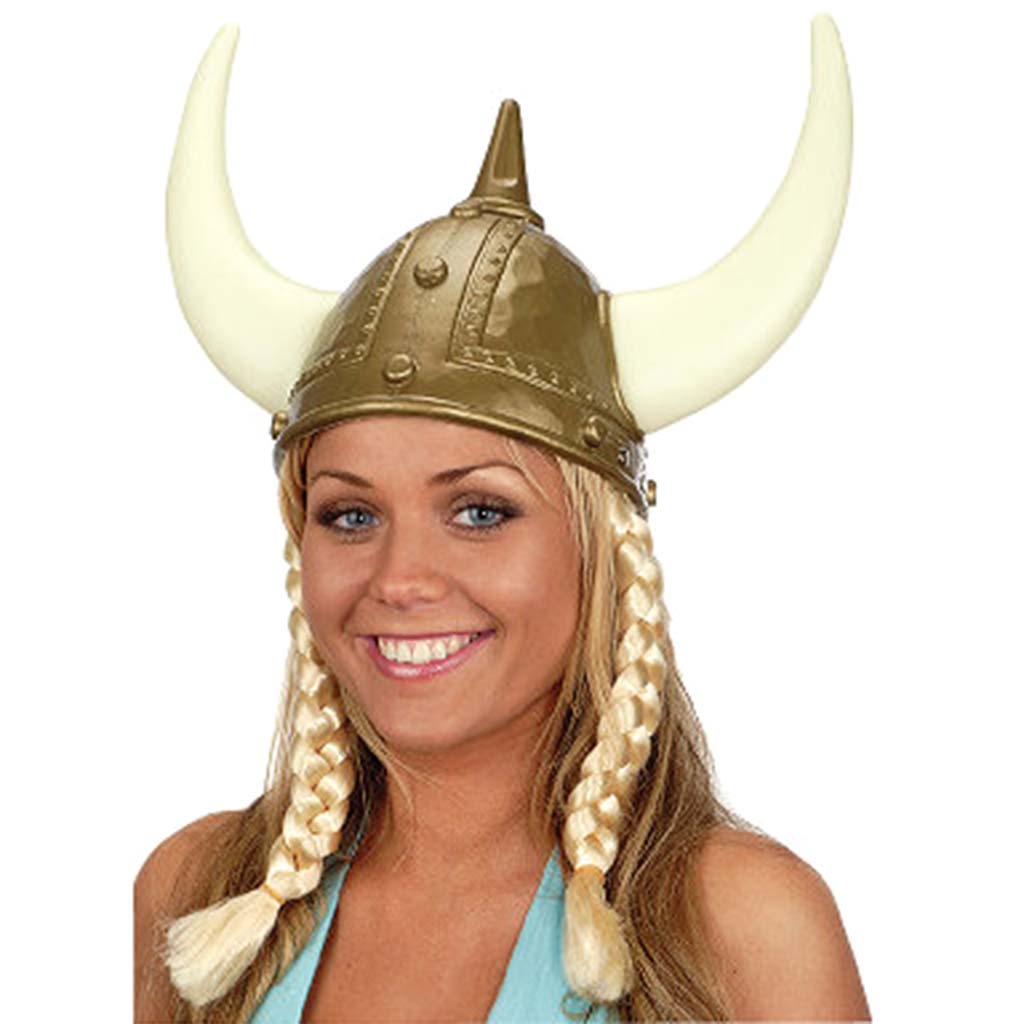 Viking Helmet with Braids